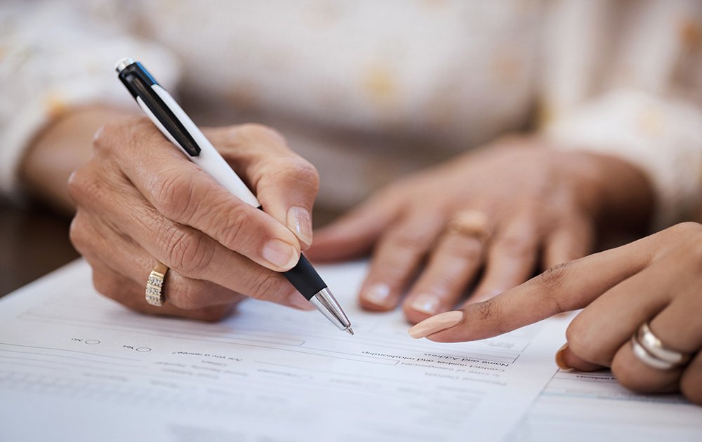 Forms for designating a healthcare proxy are available from your parent’s physician
